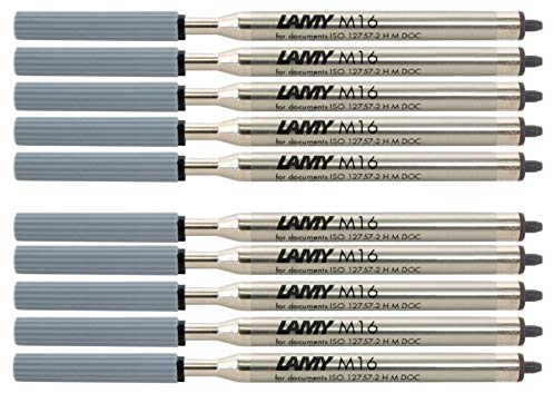 Lamy M16 Kugelschreiber-Großraummine (10 x Schwarz)
