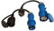 2 x Adapter CEE Stecker Kupplung 230V MENNEKES Camping Boot, mit Kabelgebunden, H07RN-F 3x2,5mm² 16A
