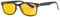 Suertree 95% Anti-Blue Computer Reading Glasses, Blue Light Filter Eye Glasses Blocking UV Computer Glasses, Visual Aided Glasses Female Male Reading Glasses Yellow Lens 1.5 BM163
