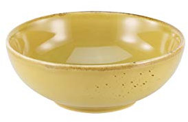 CreaTable 21980 Nature Collection Mehrzweckschale Ø 16,5 cm, 527 ml, curry, 6-teilig (1 Set)