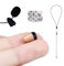 PingaOculto Pinganillo Examenes VIP Pro Invisible y Oculto para Movil con Microfono Cable - Auricular Espia Inalambrico Examen con Manos Libres para Llamadas (Pinganillo VIP Pro Mini + Micrófono)
