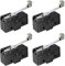 Gebildet 4pcs LXW5-11G1 15A 250V 1NO 1NC Momentaneo Micro Interruttore a Leva Leva Lunga Braccio SPDT Interruttore a Scatto Rapido