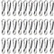 Metal Lanyard Hooks Snap, 100 Pieces stainless Spring Clips Hooks for Grommeted Flag, Key Chain, Socks, Clothesline, 28 mm