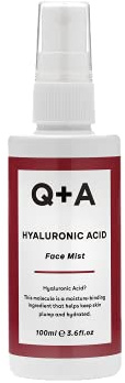 Q+A Hyaluronsäure-Gesichtsspray 100ml, Feuchtigkeitsnebel | Hyaluronsäure und Aloe Spenden Sofort Feuchtigkeit, Fixieren Make-up, Beruhigen und Erfrischen