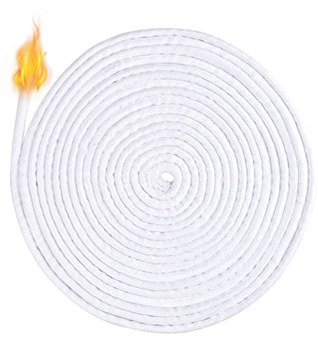 6m Docht Kerzendochte Baumwolle, Geflochtene Runddocht Dochte Kerzendocht Baumwolle Baumwolle Ersatz Docht für Öllampen und Kerzen, DIY Handgemachte Kerzenherstellung Zubehör (8mm/0.31Zoll)