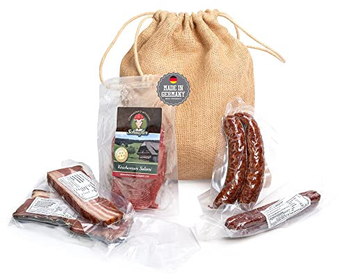 kleines Feinkost Probierpaket im Jutesäckchen