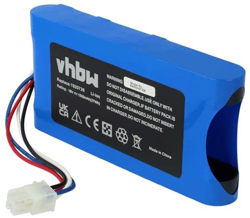 vhbw Akku kompatibel mit Yard Force Amiro 400, 400i, 350i, 350 Rasenmäher (1500mAh 18V Li-Ion)