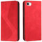 Mo-Somnus Kompatibel mit iPhone SE 2020/iPhone 8/iPhone 7 (4,7 Zoll) Hülle, Magnet PU Leder Flip Wallet Case Tasche Handyhülle, Stoßfeste Klappbar Brieftasche Klapphülle mit [Kartenfächer] (Rot)