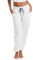 U.S. Polo Assn. Damen-Sweathose mit Taschen, French Terry-Loungehose, Weiß – mit Taschen, X-Large