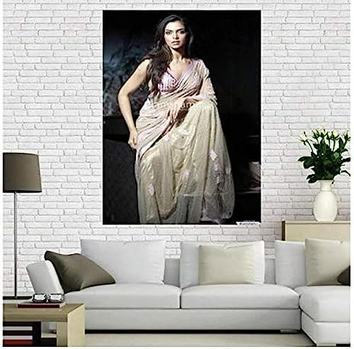 Poster Deepika Padukone Filmstar Poster Foto Porträt Bilder Poster Und Drucke Kunst Wand Leinwand Malerei Home Decor 50X70Cm Kein Rahmen