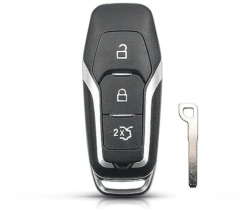 Kelay Ford Key Fob Case Replacement For Ford Edge Mondeo S-Max Mustang Galaxy Remote Car Key Cover, Ford Mondeo Key Fob,Ford Galaxy Key Fob,3 Buttons