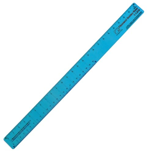 CLPA 24 Inch Flexible No-Math Fibonacci Clear Plastic Ruler: Masterful Design Meets Mathematical Ease