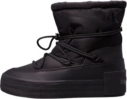 Calvin Klein Donna Stivali Flatform Snow Boot Stivali Invernali, Nero (Triple Black), 40