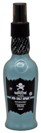 Barbertime Meersalzspray – (1x 150ml) Haar-Textur-Spray mit Aloe Vera | Mehr Volumen & Beach Waves | Leichter Halt, Nicht Fettend | Haarauffrischer für Natürliche, Strukturierte Looks ((1x 150ml))