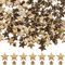 GORGECRAFT 120 Juegos de Remaches de Estrella de Bronce Remaches de Cuero de Metal de 12 mm Tachuelas Y Púas Forma de Pentagrama Plano Clavos Punk Decorativos para Ropa Bolsos Cinturones Zapatos