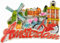 3D Amsterdam Niederlande Kühlschrankmagnet Tourismus Souvenir Kühlschrank Dekoration Magnet handbemalt Handwerk