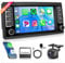 8 Core 4G+64G Wireless Carplay Android 13 Autoradio 2 Din für VW Touareg 2004-2011 VW Transporter T5 Multivan 2004-2009 7 Zoll Autoradio Android Auto Navi GPS WiFi Bluetooth FM/RDS/SWC Rückfahrkamera