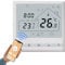 Kosingna WiFi Smart Thermostat - 52 Programmable 3A Water Heating, Tuya Voice Control, DIY Install, LCD Display, Smart Temperature Controller Compatible With Alexa and Assistant
