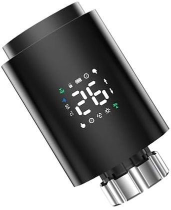 Thermostat De Radiateur Intelligent, Vanne De Radiateur Intelligente Avec Module Complémentaire WiFi, Télécommande APP, Radiateur Intelligent À Commande Vocale, Vanne De Radiateur Thermostatique Intel