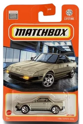 Matchbox 1984 Toyota MR2 Champagner 67/100 Druckguss-Modellauto