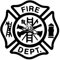 Wandtattoo Feuerwehr Feuerwehrmann Feuerwehrauto Feuerwehrmann Feuerwehrauto Feuerwehrmann Höhle Wandtattoo Jungenzimmer Schlafzimmer Vinyl Home Decor-XL-75x75cm-Black