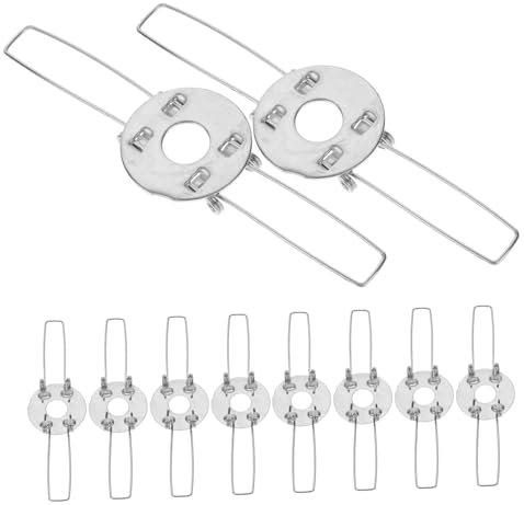 Healifty 10stücke Federklemmen Für Lampenschirme Lampenschirmfixierer Aus Befestigungsklammern Für Pendelleuchten Und Laternen Diy-lampenhalter Für Haushalt Und Bürodekoration