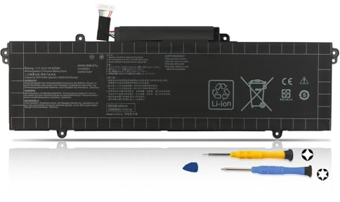 K KYUER 63Wh C31N2021 Battery for Asus Zenbook 14 Flip OLED UP5401 UN5401 UP5401EA UP5401ZA UN5401RA UN5401QA, Zenbook 14X OLED UM5401 UX5400 UM5401RA UM5401QA UX5400EA UX5400EG UX5400ZB UX5400ZF
