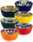 vancasso Keramik Suppenschüsseln, SIMI Suppenschalen 6er Set, 12oz Dessertschale, Müslischalen 360ml für Müsli | Suppe | Cornflakes | Frühstück, buntes Schüsselset, Böhmischer Stil