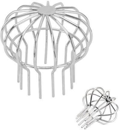 Edelstahl Fallrohrschutz, Dachrinnenschutz, Dachrinnen Fallrohrschutz, Fallrohrs Laubfangsieb, Fallrohrschutz 75 mm, Gutter Guard Strainer, um Moos, Schlamm, Schlamm, Bälle zu Stoppen, Silber (Farbe)