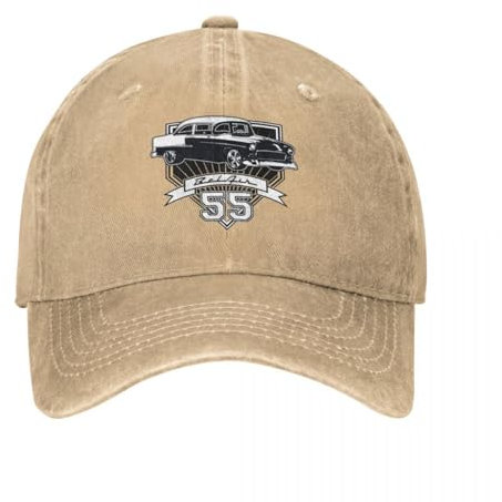 55 Chevy Bel Air Baseballmützen Snapback Denim Stoff Hüte Outdoor Verstellbare Casquette Hip Hop Baseball Cowboyhut für Männer Frauen