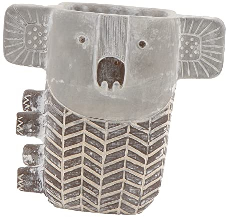 Toyvian Pot De Fleurs Koala Décoratif Foncé Design Abstrait pour Jardin Et Intérieur