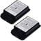 2 Pack Battery Pack Cover for Xbox 360 Wireless Controller, Replacement Battery Pack Cover Shell Case for Xbox360 (Black)