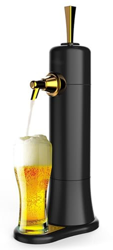 Machine De Bière à La Maison pour La Maison, Distributeur De Bière Portable pour Bière en Conserve, Pompes De Générateur De Mousse De Bière à La Bière Parfaite avec Robinet De Bière