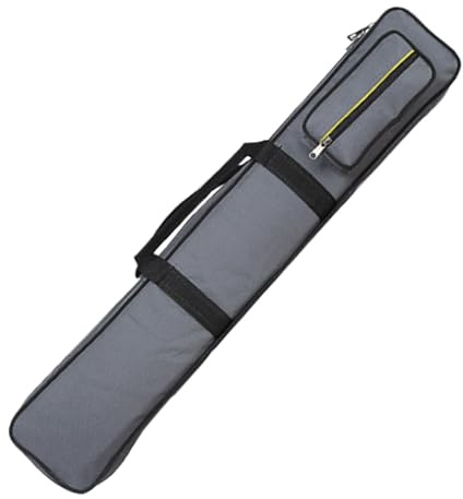 Hellery Billardqueue Tasche, Billardqueue Tasche Portable für 2 Sticks, Pool Queue Tasche, Snooker Sticks Billardtasche Tragetasche mit Schulterriemen für 1/2 Snooker Queue