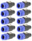 Housoutil Connettore Audio Professionale a Pin per Altoparlanti Adattatori per Amplificatori e Mixer 10 Pezzi Resistente Accessori Audio per Palco