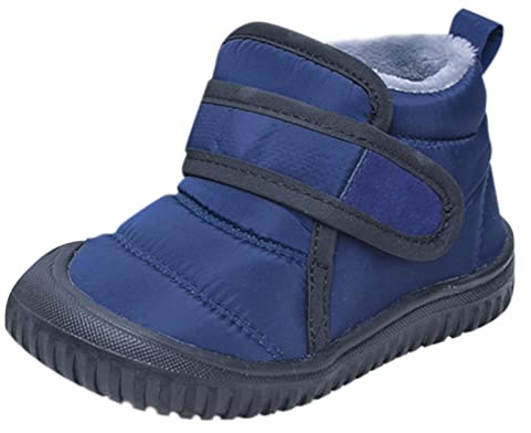 Stivali da neve invernali per neonati, ragazzi, ragazze, tempo freddo, scarpe da neve con imbottitura termica