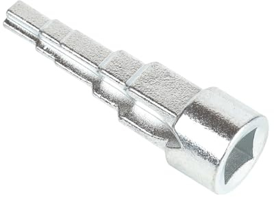SUQIN Llave escalonada universal entrada de 1/2，5 escalones,llave montaje radiadores para fontanería y calefacción