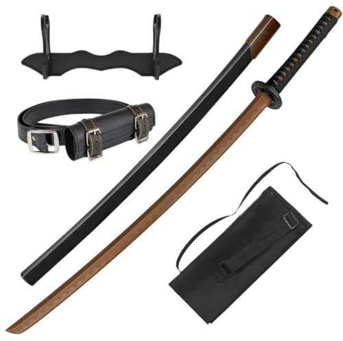 57 SPECIAL REPLICAS Bokken Sword 102 cm in Polypropylene | Martial Arts Training Sword with Scabbard & Belt, Kendo Aikido Iaido Accessory with Stand & Bag