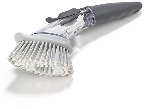 Polder Soap Dispensing Sink Brush with Bonus scouring pad