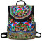 Xrten Vintage Schulrucksack Bohemian Rucksack Damen Vintage Backpack Leinwand Rucksäcke
