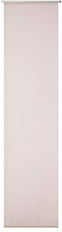 SCHÖNER LEBEN. Schiebevorhang Flächenvorhang Streifenstruktur Kanada rosa 245x60cm