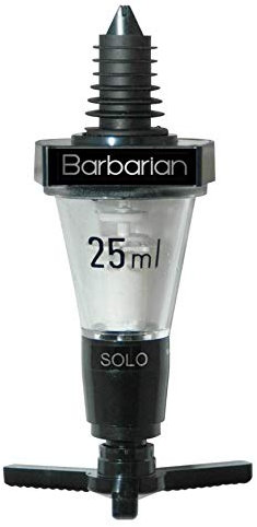 Barbarian Ottic Misurino 25 ml Made in UK & Government Timbrato Spirit Dispenser Home Bar Pub