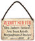 Zutritt nur für Elfen Zauberer Einhörner Feen Hexen Kobolde Meerjungfrauen und Drachen - Blechschild mit lustigen Spruch - Metallschild mit Kordel und Saugnapf - Wanddeko oder Türdeko - 18x12cm
