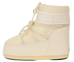 Moon Boot Icon Low 2 Stivali Donna Crema Stivali da Neve Scarpe