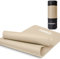 POWRX Gymnastikmatte Yogamatte (Beige 183 x 60 x 1 cm) 183 x 60 cm I Dicke: 1cm oder 1,5cm inkl. Tragegurt & Tasche versch. Farben