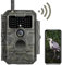 GardePro E6 Wildlife Camera, WiFi, 64MP 1296p H.264 Video, 110° View Angle, Trail Camera with Night Vision Motion Activated, Garden Camera Trap