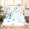 Mädchen Bettwäsche Set Traumfänger Kinder 155x220cm Bettwäsche Böhmische Feder Bettbezug Set für Bett Frauen Schmetterling Löwenzahn Bettwäsche-Set Blau Weiß Romantisch Zimmer 2St, Reißverschluss
