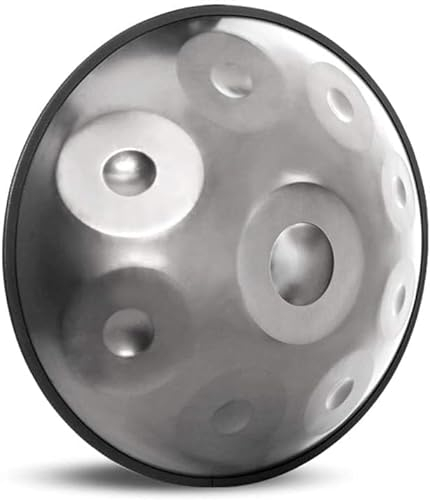 BAODAL Trommeln aus nitriertem Titanlegierungsstahl, Handtrommel, Handpan, professionelles, sorgenfreies Luftgeist-Trommelinstrument, Stahlzungentrommel für Musikliebhaber