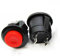 Lot de 2 interrupteurs à bouton-poussoir momentané, 220 V 3 A R13-507 rond mini marche/arrêt sans verrouillage, 2 broches