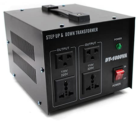 DSYOGX Trasformatore da 220V a 110V Convertitore di tensione Trasformatore di tensione Step Up e Step Down per condizionatori d'aria, frigoriferi, lavatrici e computer (1000W)